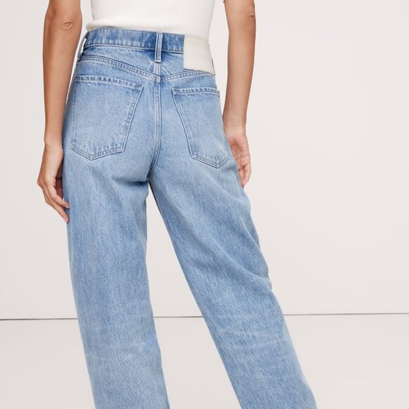 Banana Republic High-Rise Rigid Bow Jean - Picture 2 of 7